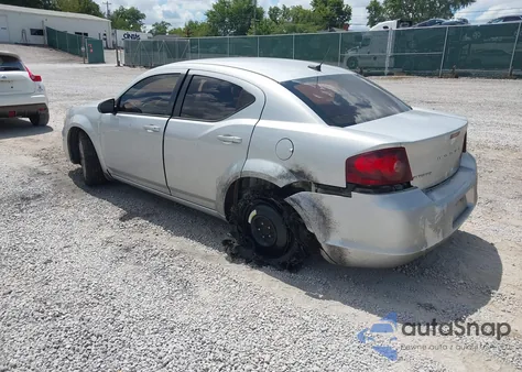 2012 Dodge Avenger Se from USA, damaged, VIN 1C3CDZAB6CN231972